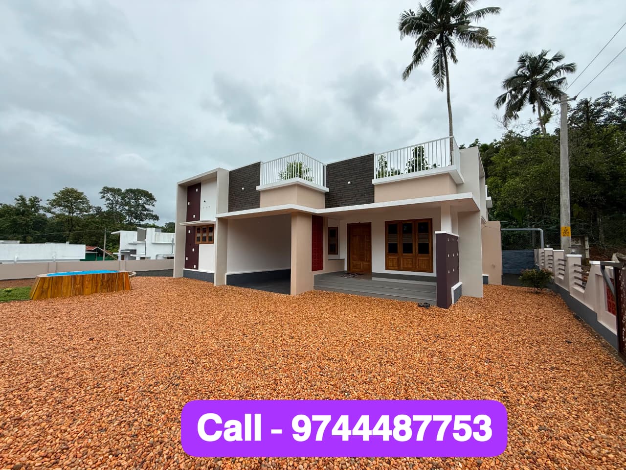 Brand New House For Sale , Pala - Ponkunnam Road