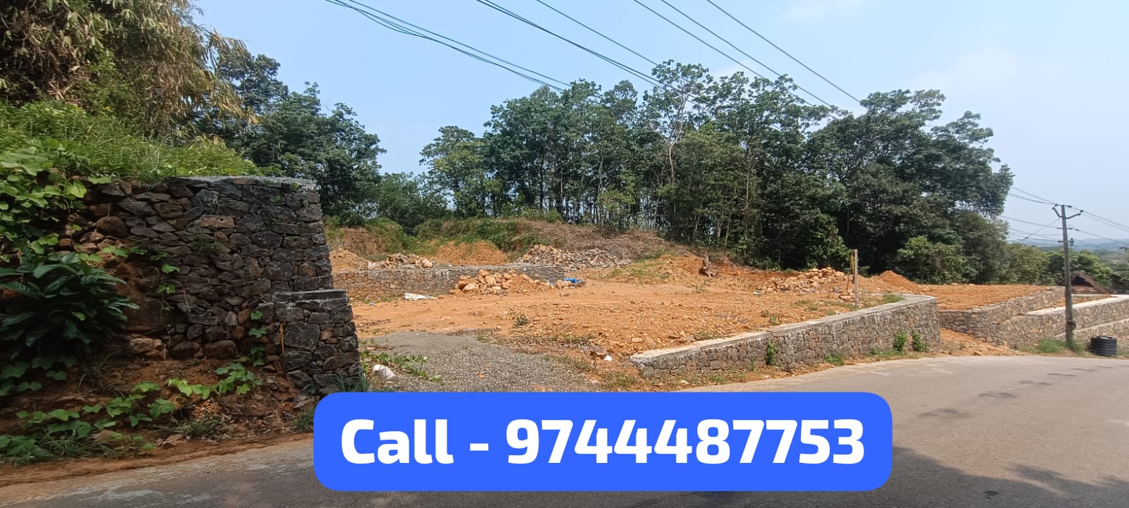 Pala - Ponkunnam Road , Plot For Sale